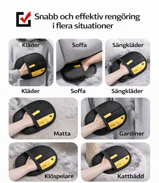 Pälsborttagar-handske för husdjur