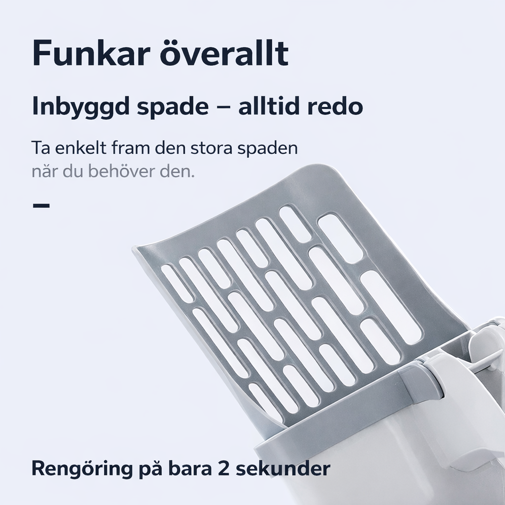 Kattsand Hink+spade – Fräschare hem utan lukt